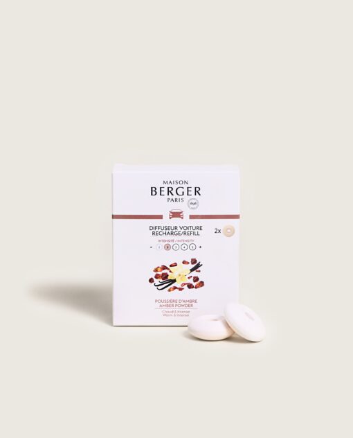 Lampe Berger Autodiffuser navulling 2 stuks Poussière d’Ambre