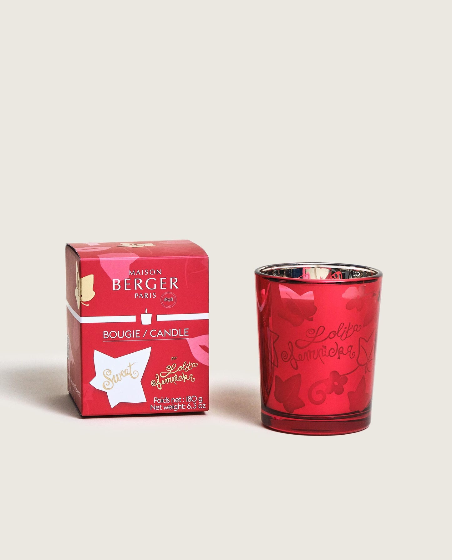 Lampe Berger Geurkaars Lolita Lempicka 180g β Rouge (Sweet)