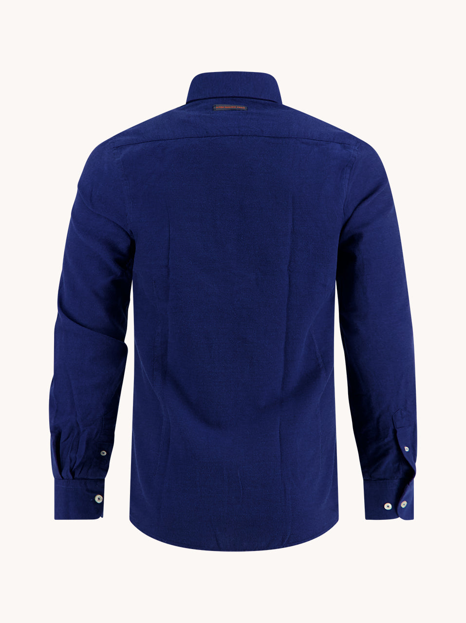 A Fish Named Fred Overhemd Brushed twill Classic blue