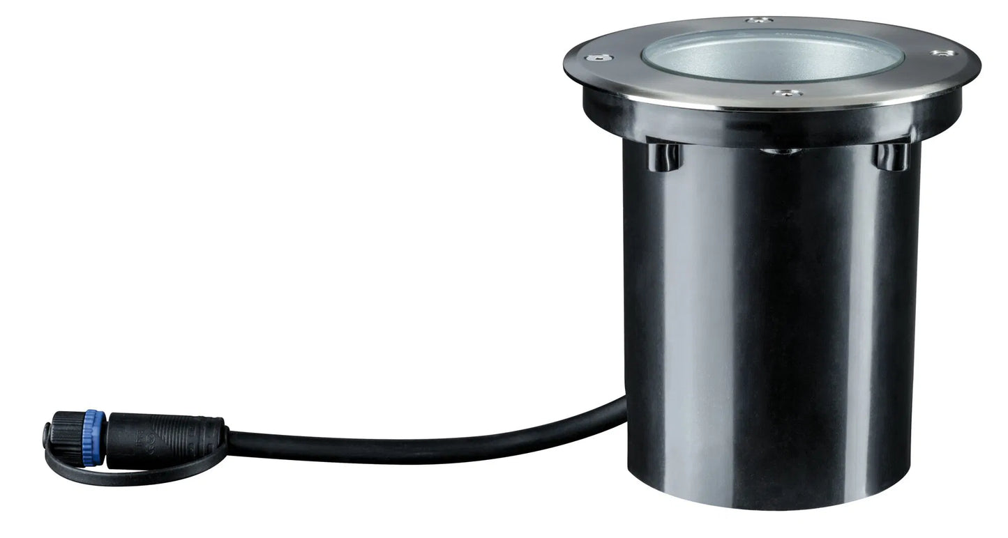 Plug & Shine LED-grondinbouwlamp Floor Losse spot IP67 3000K 6W 20° Zilver