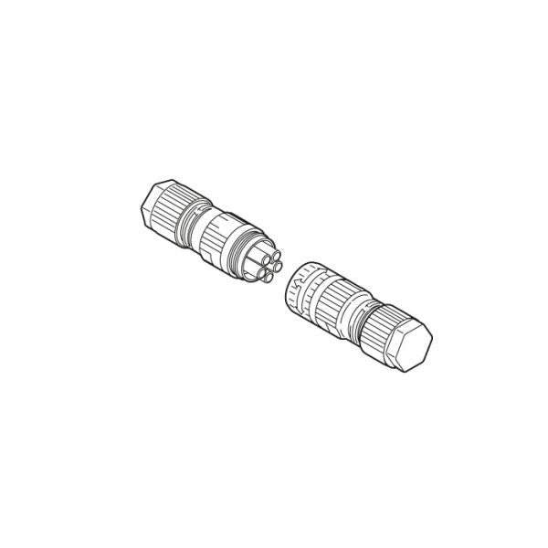 ROL 1200 RGBW - 5 polige connector male/female