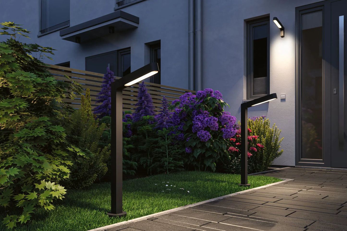 Plug & Shine LED-bolderlamp Ito Enkele lamp Verticale uitlijning IP65 3000K 6W Antraciet