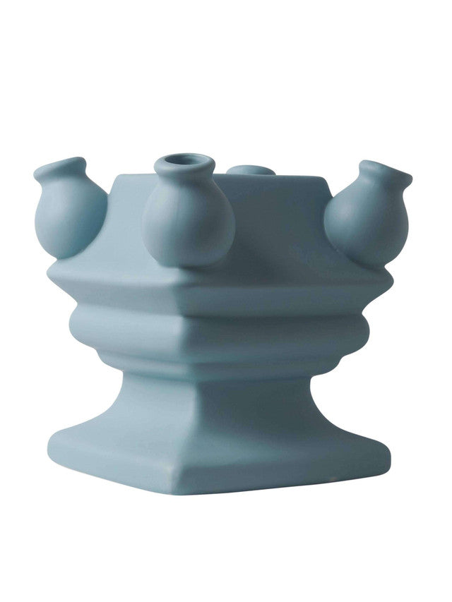 Heinen Tulpenvaas Stapelgekte - Lichtblauw - Bodem