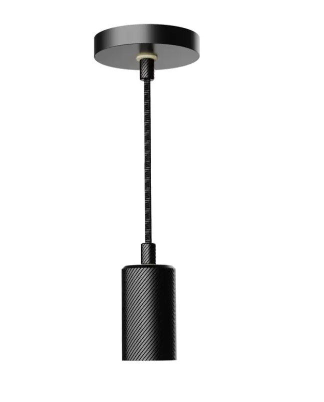 Segula Pendant lamp black alix wave 1 m