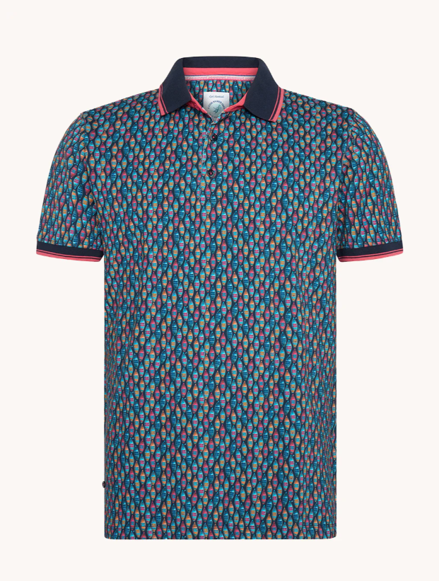 a Fish named Fred, polo, Boat, Navy