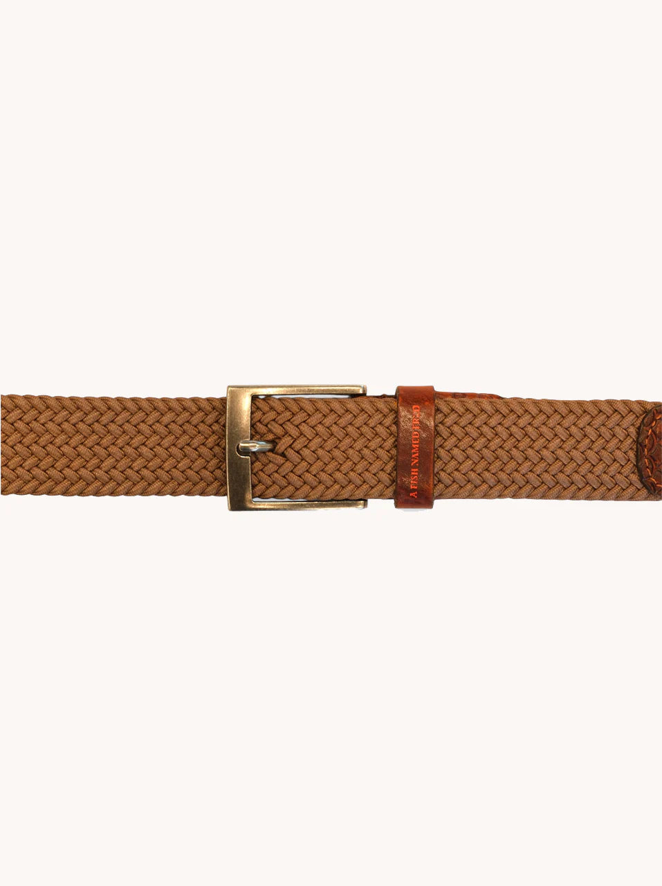 a Fish named Fred, Belt braided elastic, riem, Brown