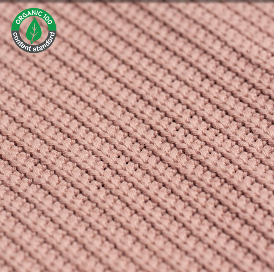 Stoov cover 45x60 knitted old pink