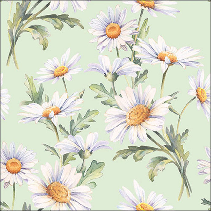 servetten beautiful daisies 33x33