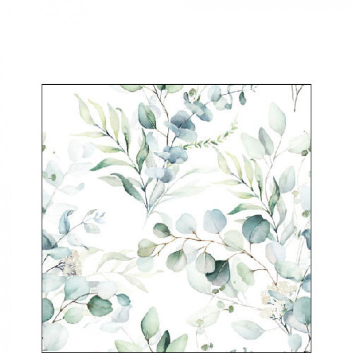 Servetten Eucalyptus 25x25