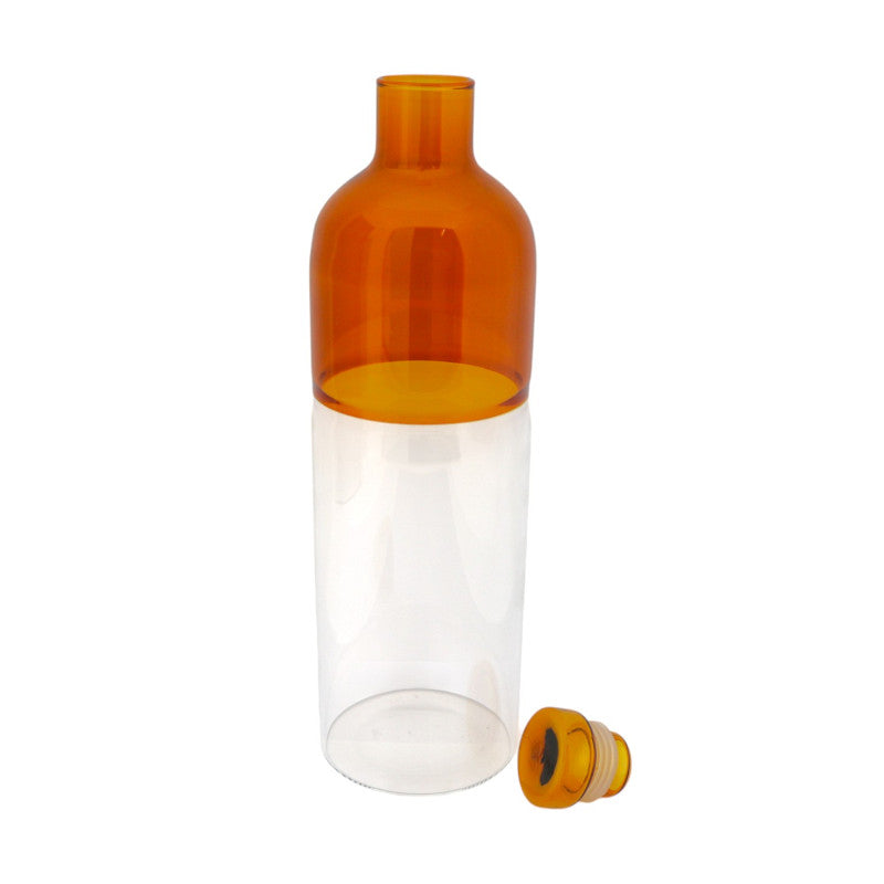 Waterfles Fizzy - oranje - glas