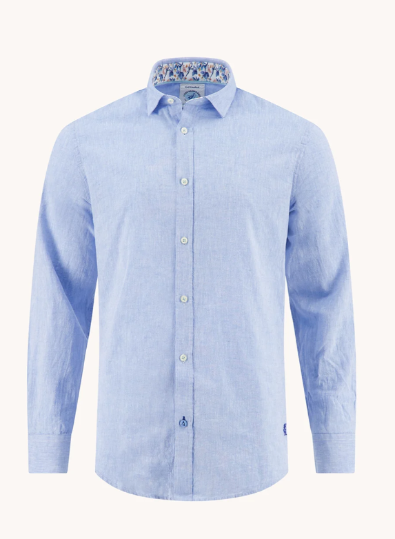 a Fish named Fred, linen light blue