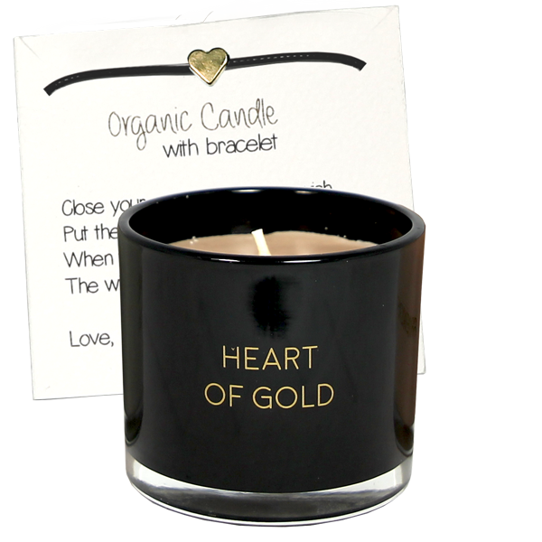 My Flame Heart of gold geurkaars armband