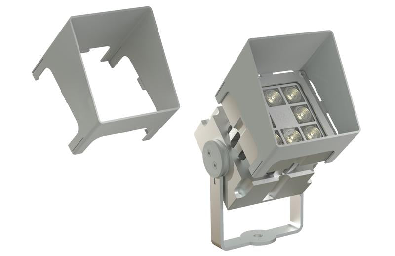 Buitenarmatuur - Aluminium kleur - Lichtspreidingsafdek accessoire