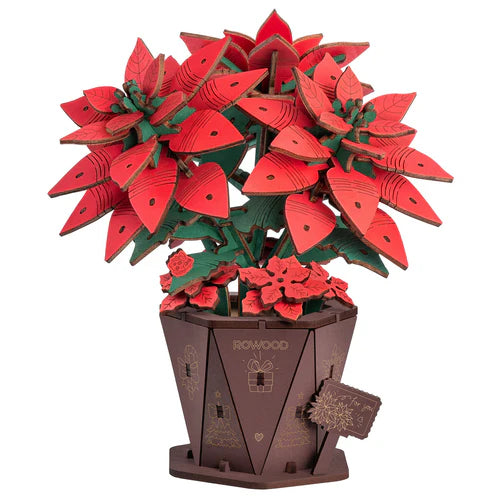 Robotime Kerstster (Poinsettia)