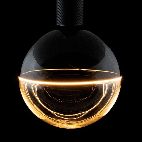 Segula LED illusion globe 188 2tones black clear