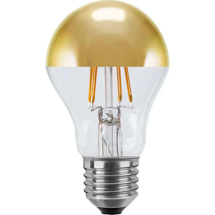 Segula LED vintage bulb mirror head golden