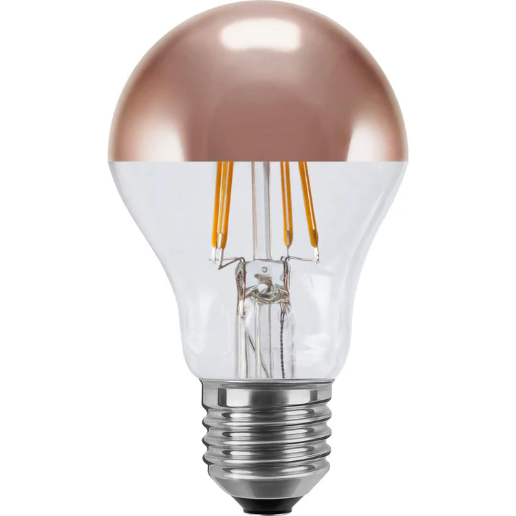 Segula LED vintage bulb mirror head copper