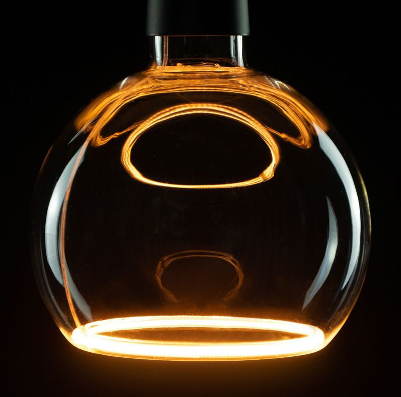 segula led floating globe 125 smokey grey