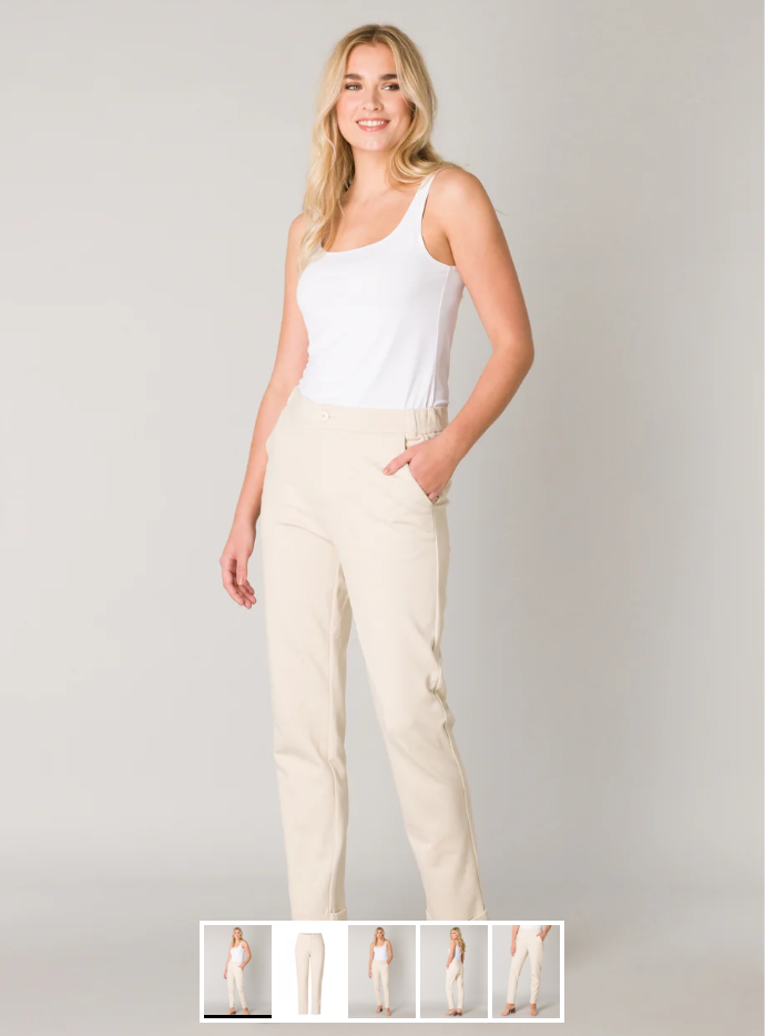 BL yoel 44 broek light beige