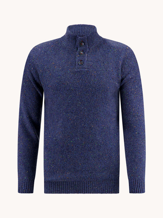 A Fish Named Fred Trui knitted Classic blue
