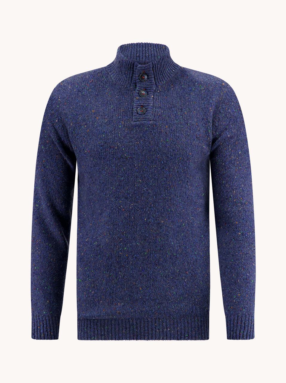 A Fish Named Fred Trui knitted Classic blue