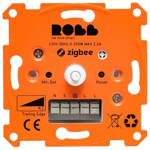 Draai dimmer voor Wandinbouw Zigbee Smart