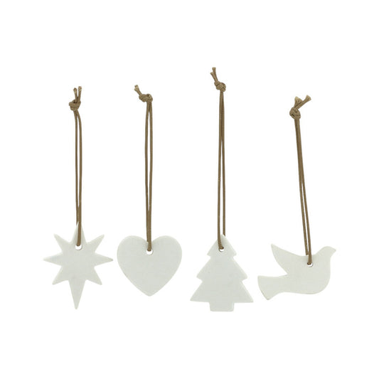 Home Society Ornament Winter Wonders Poreselein