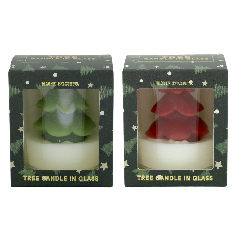 Kaars Angel Xmas Rood/Groen