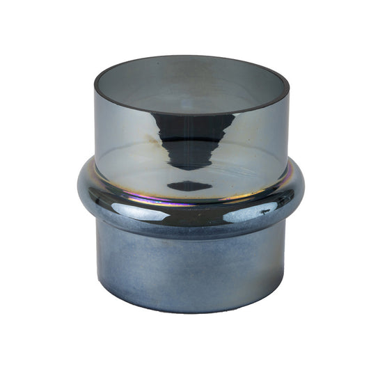 Waxinelicht houder Cielo L - Grijs metallic