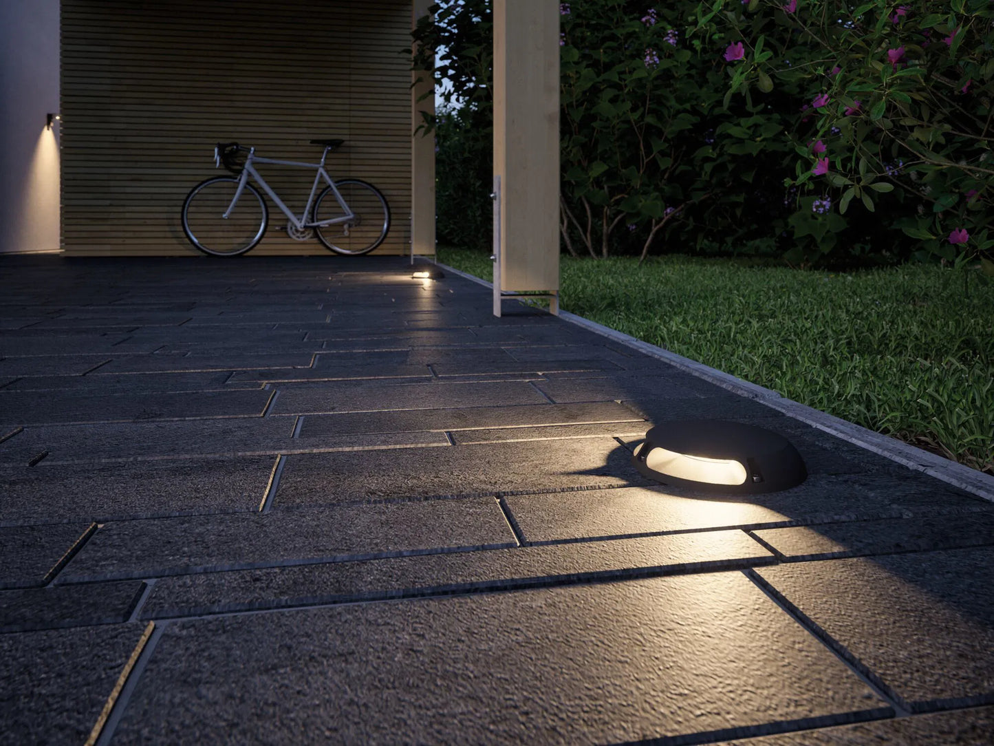 Warm wit Losse spot Tweevoudige lichtuittreding, 180° - PlugandShine - Led grond opbouwlamp
