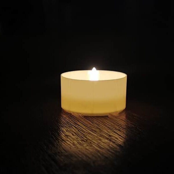 C-lights natuurlijke theelichten | 100 stuks | Vegan | 6 branduren