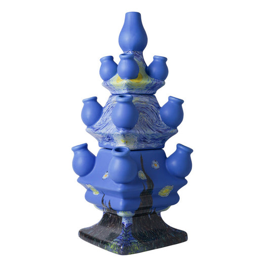 Heinen Delftsblauw Tulpenvaas De Sterrennacht