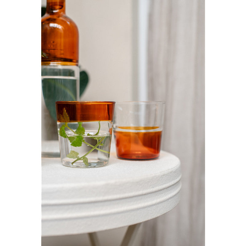 Beker Fizzy  - oranje - glas