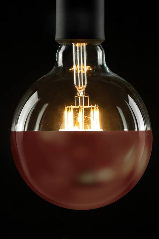 Vintage Line Kopspiegel lichtbron - koper - 180mm