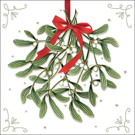 Ambiente servetten Mistletoe 33x33