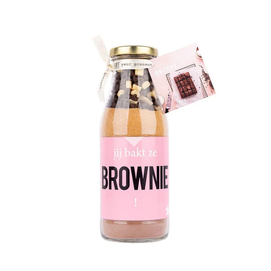 GIL Bakfles 500 ml - Jij bakt ze brownie!