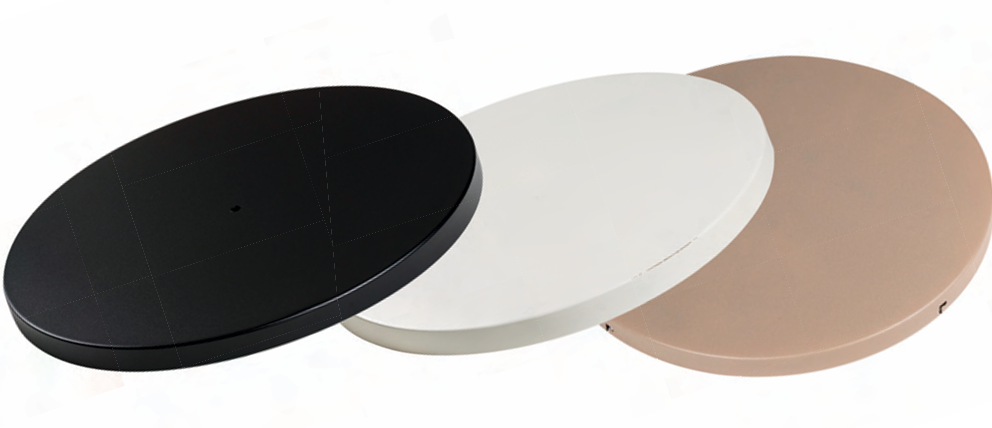 Perluci - Basis - Montageplaat 50cm - Zwart - 5