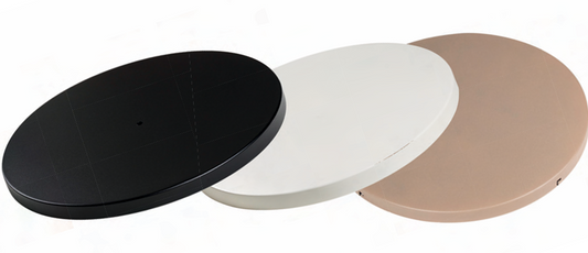 Perluci - Basis - Montageplaat 50cm - Zwart - 5