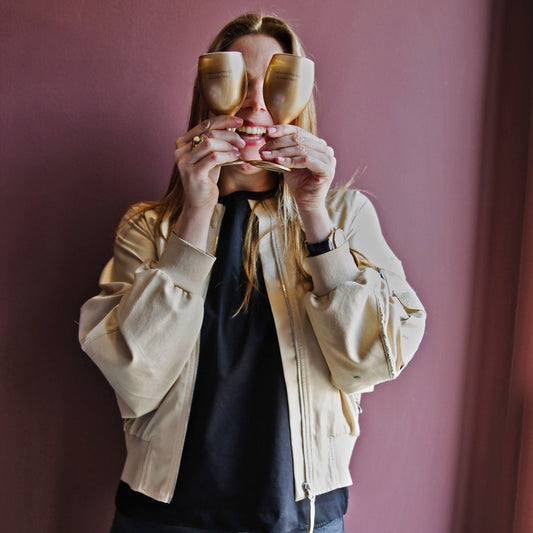 MyFlame Sojakaars - Wijnglas Fabulous friends golden times