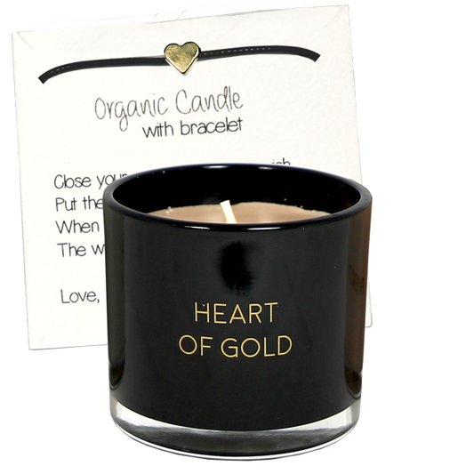 My Flame Heart of gold geurkaars armband