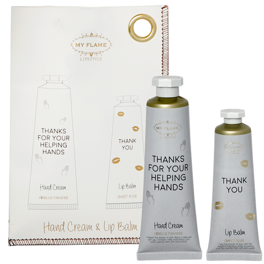 My Flame - Lippenbalsem en handcrème - Thank you / Thanks for your helping hands