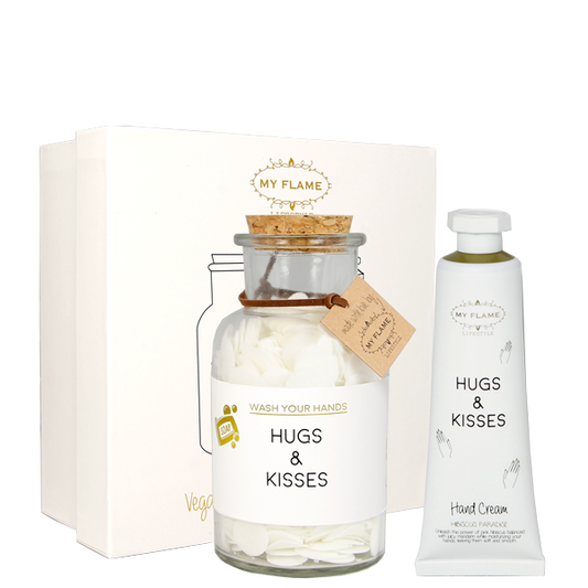 My Flame, Giftbox - Hugs & kisses - Fresh Cotton - Hibiscus Paradise