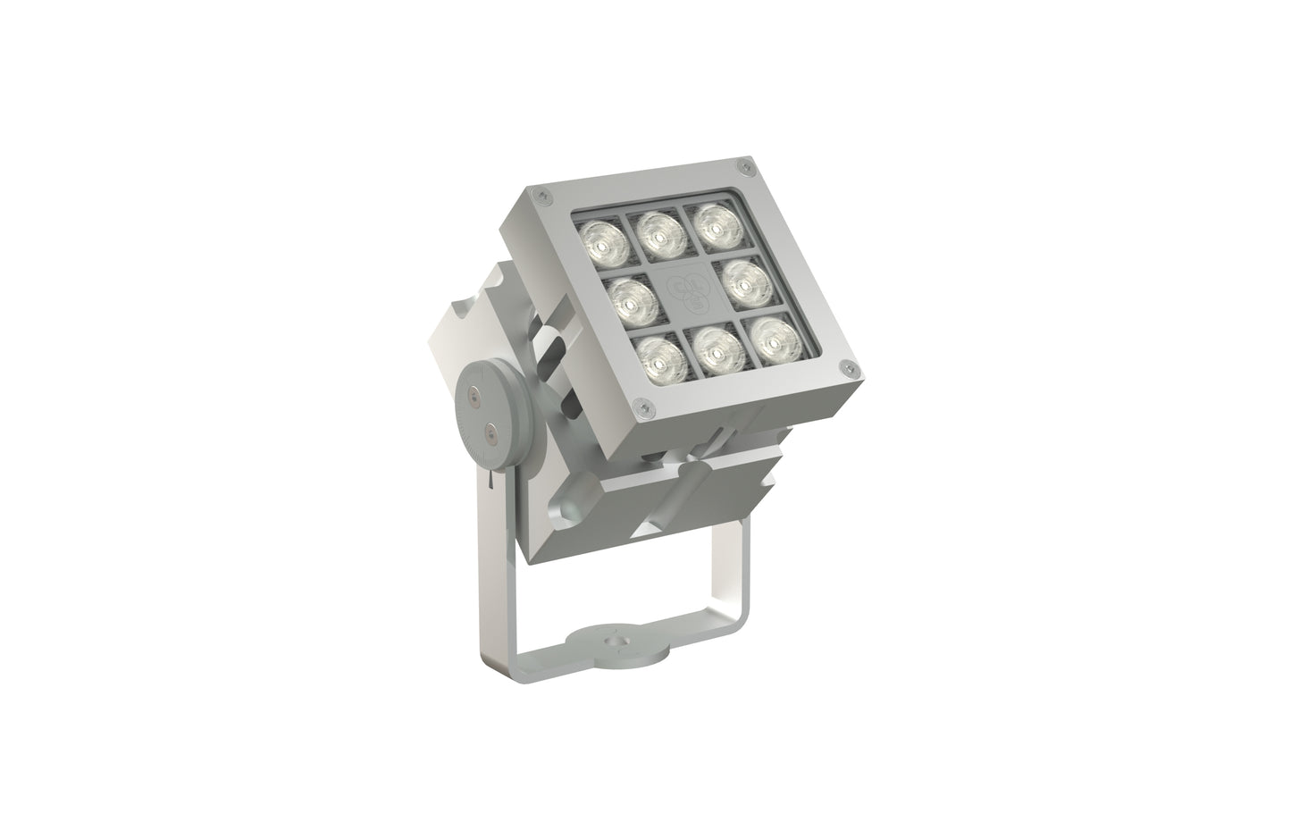 Buitenarmatuur - Aluminium kleur - 4000K - DALI dimbaar - 230VAC - IP67 - 8 graden optiek