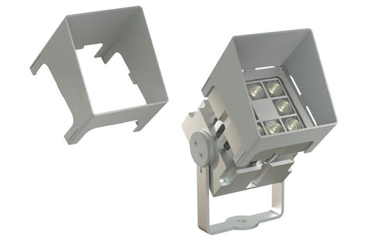 Buitenarmatuur - Aluminium kleur - Lichtspreidingsafdek accessoire