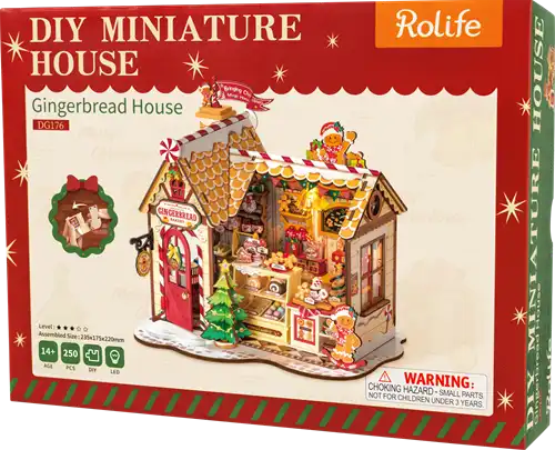Robotime Gingerbread House