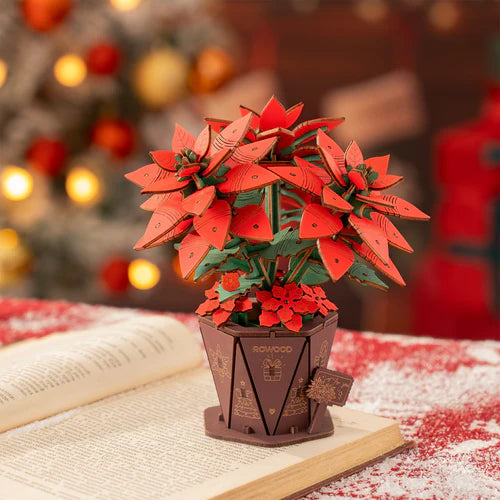Robotime Kerstster (Poinsettia)