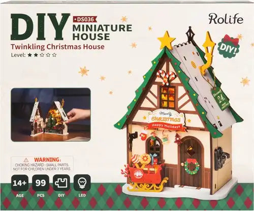 Robotime Twinkling Christmas House