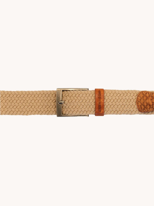 a Fish named Fred, Belt braided elastic, riem, sand