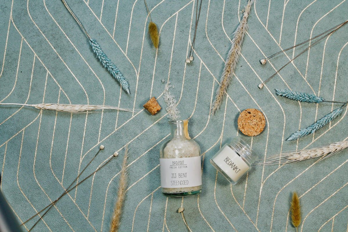 My Flame - SPA GIFTBOX - JIJ BENT STEENGOED- BEDANKT - FRESH COTTON