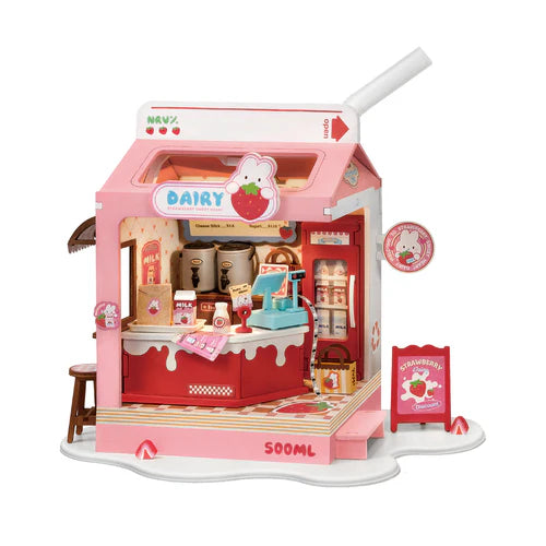 Rolife Strawberry Milk Box